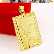 Guan Gong, square pendant male 916 916gold necklace jewelry in stock