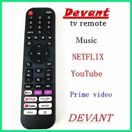✔ New Devant Smart TV remote 32STV103 50QUHV04 55UHD202 43stv103 65QUHV04 55quhv04  Devant TV Remot