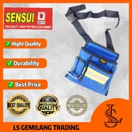 LS GEMILANG SENSUI TEBAL/THICK HEAVY DUTY TOOLS SIDE BEG Multi Hand Tools Nail Working Belt Waist Ba
