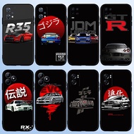 for Realme 8S 8i 9i 9 10 Pro Plus 10Pro 12 12X 【1B28】Sports car GTR R35 Car modification Casing 7Y1 