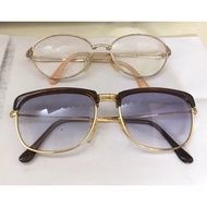 Gold-plated men's glasses + free women's glasses
