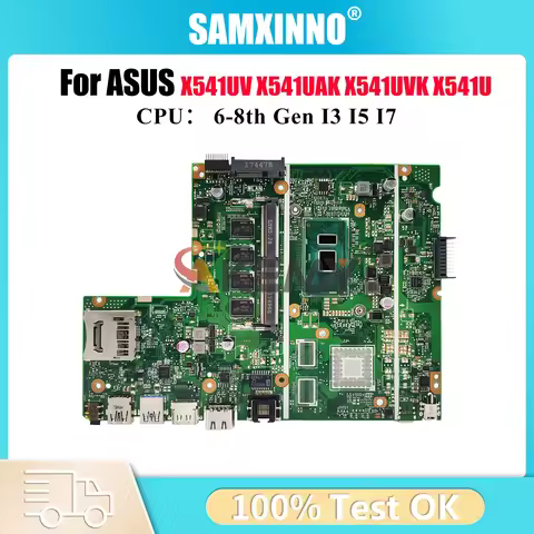 X541UA Laptop Motherboard For ASUS VivoBook A541U X541UV X541UVK X541UJ R541U A541U X541U X541UAK F5