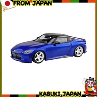 AOSHIMA 1/32 Raku-Pla Snap Kit No.17CU-SB Nissan RZ34 Fairlady Z Custom Wheels Ceylan Blue Pre-Color
