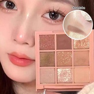 [3ce] Jiugongge Nine-Color Eyeshadow Palette Matte Lasting overtake Butter Earth Color Orange Brown 