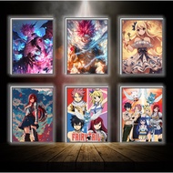 Fairy tail color-changing 3D LED light painting - ANIME 3D LED light painting for desk and night lig