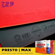 729 Friendship Presto Speed Spin Table Tennis Rubber Professional Elastic Ping Pong Rubber with Cake