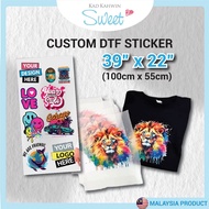 DTF printing DTF film printing Iron On Heat Transfer Patch head press film DTF Heatpress Film