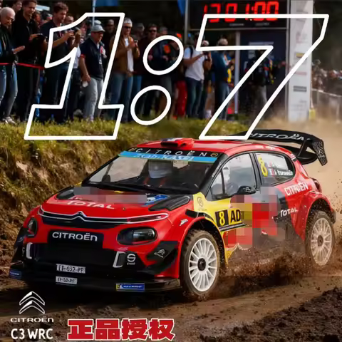 KM RC Thor 4S 6S Rally Car Simulation Citroen C3 With Light Group Four-Wheel Drive Brushless Remote 