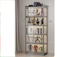 透明儲物櫃展示櫃（灰色六層80【模型櫃】）