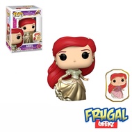 Funko Pop! Disney Princess Ultimate Ariel with Enamel Pin Metallic Gold Funko Store Exclusive 220