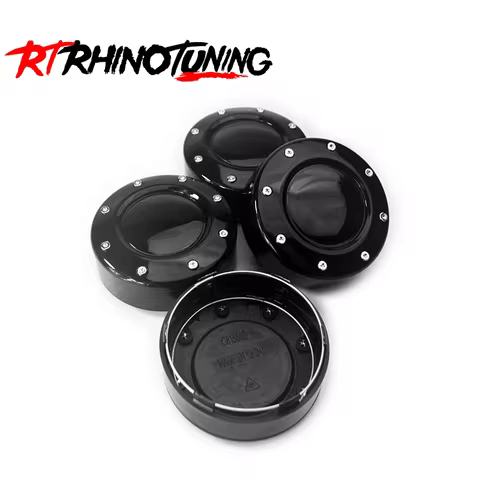 RhinoTuning 1/4PCS OD 102mm/4.02' ID 95mm/3.74' Car Wheel Center Hub Caps Fit Wrong Size For 1500 C1