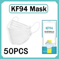 【Ready to Ship】10/50PCS Monogram Headloop KF94 Mask Adult Face Mask Hijab Mask KF94 BFE ≥ 99% Monogr