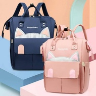 Mummy Bag Style Cat Maternity Nappy Diaper Mom Bag Large Capacity Waterproof Baby Beg Ibu Bayi Trave