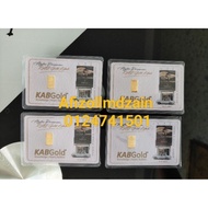 Gold bar koleksi terhad KAB Gold 0.5gram (Perasmian KAB Kedah) terhad 250pcs sahaja.