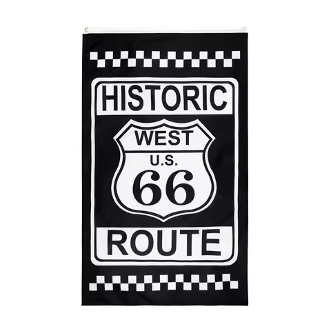 3x5Fts Historic West Us Route 66 Flag