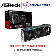 ASROCK AMD Radeon RX 9070 XT CHALLENGER 16GB GDDR6 GRAPHICS CARD ( RX9070XT-CL-16G )