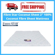 Fibre Star Coconut Sheet 2" 100% Coconut Fibre Sheet Mattress Topper