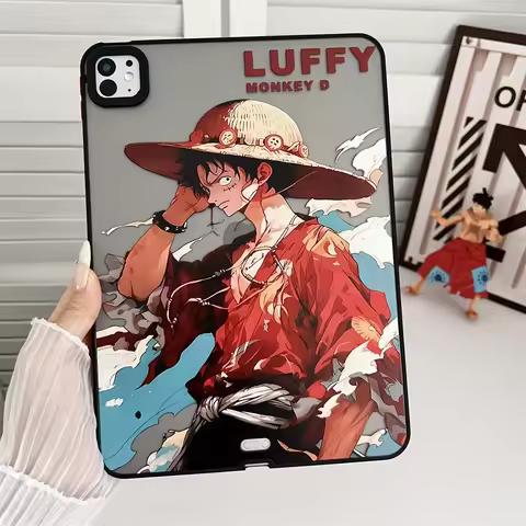 Cartoon One Piece For iPad 5/6/7/8/9/10th Generation Cases Accessories For iPad Air 2/3/4/5 Pro 12.9