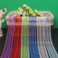 10 Yards Polyester Mesh Yarn Lace Trim Fabric Sewing DIY Craft Bedding Hemline Collar Cuff Dress Hem