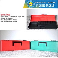 KOTAK SIMPANAN BARANGAN PANCING BAKAU TACKLE BOX – BTB 2000 RANDOM COLOUR MESIN JORAN PANCING TENGGI