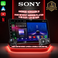 [8𝐆𝐁 𝐑𝐀𝐌+128𝐆𝐁 𝐑𝐎𝐌] SONY STYLE Android Player 9"10" inch Car Multimedia MP5 Player WIFI with Cooling