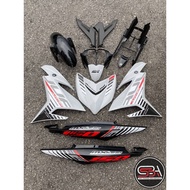 COVERSET BODYSET YAMAHA Y Y15 Y15ZR V1 V2 P WHITE PUTIH DOCTOR 037 SIAP TANAM