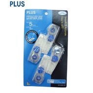 PLUS Whiper MR Correction Tape Refills (4 Pcs) WH605R-4P (Value Pack)