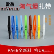 Cable Ties 400 Sheath Ties Color 10 Cable Ties Flat Buckle Children's Tube Naughty Castle Playground