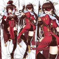 Genshin Impact Beidou Dakimakura Cushion Cover Double-sided Hugging Body Pillow Case Bedroom Bedding