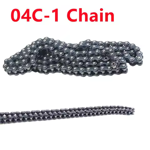 1PCS 04C-1 Simplex Roller Drive Chain Length 1.5/5 Meter Long Pitch 6.35mm Half Full Buckle Roller I