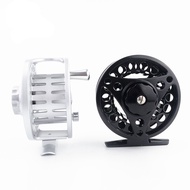 Reel with Drag Fly Reel Ice Reel Full Metal Reel Aluminum Alloy Front Cast Reel Fly Reel Large Size 