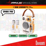 Divoom Spark-Pro Karaoke Bluetooth Speaker - White