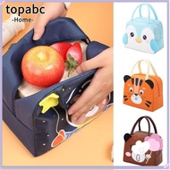 TOP Insulated Lunch Box Bags, Portable Lunch Box Accessories Cartoon  Lunch Bag, Convenience  Cloth Thermal Bag Tote Food Small Cooler Bag
