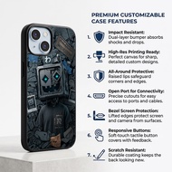 Case Casing iphone 18 17 16 15 14 13 12 11 XR Mini Air Plus Cyber Cube Series AH0742 Custom N8