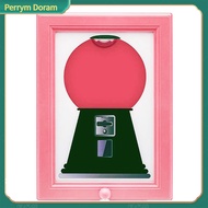 Mini Wall Mount Gumball Machine Desktop Candy Dispenser Interactive Candy Dispenser Photo Frame Perf