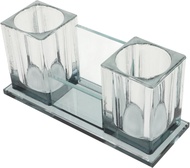 【Ship in 24H】 Microphone Holder Acrylic Stand for Cordless Mic Storage Stable Slot Desktop Design fo