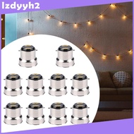 [LzdyyhacMY] 10x B22 to E27 Light Socket Adapter Lamp Socket Adapter Lamp Holder to Screw for