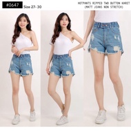 Latest Models/Hot Pants Ripped Two Button Rubber/Hot Pants Women/Hot Pants Women Jeans/Hot Pants Wom