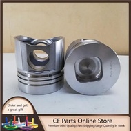 4PCS Construction Machinery 6D105 Diesel Engine Repair Kit Cylinder Piston 6136-31-2112 6136-31-2010