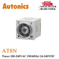 Autonics AT8N Timer 100-240VAC (50/60Hz) 24-240VDC