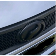 Perodua logo / Matt black 1pcs / Perodua Viva Aruz Myvi Alza Bezza Axia Front & Rear Logo Emblem Mat