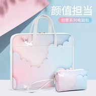 Nice Hand Bag 14-Inch 15:6 Female Notebook Bag for Apple MacBook Pro16 Lenovo Xiaoxin Air13 Huawei Laptop-Inch Dell ASUS HP