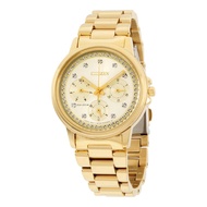 Gold Stainless-Steel Case Stainless Citizen Citizen Eco-Drive Silhouette  Crysta