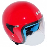 SGV VISOREX KID KIDS HELMET (RED) FOR KID UNDER 8 YEARS OLD