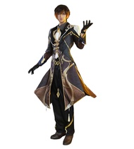 Genshin Impact Furina Zhongli Albedo Venti Cosplay Costume Multiple roles Jacquard Upgrade Ver.