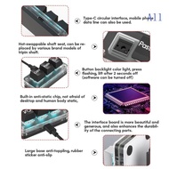 All Mini Keyboard Macropad 3 Keys Customizable  Backlighting Switches Programming
