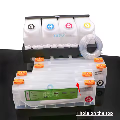 4+8 CISS Continuous Ink Supply System for Mimaki Mutoh Eco Solvent Printer Bulk 1.5L Ink Cartridge 2