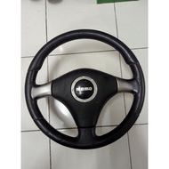 STEERING WHEEL MOMO VIVA AVY KELISA KENARI PERODUA ORIGINAL (USED)