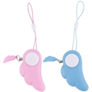 Safety Alarm Angel Wings Keychain Protection Alarm