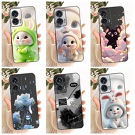 For Motorola Edge 50 Fusion Case Moto G96 Cute Cartoon Luxury Candy Cover Soft Silicone Case For Mot